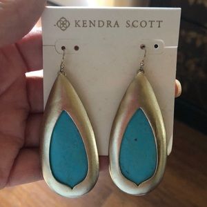 Kendra Scott turquoise earrings